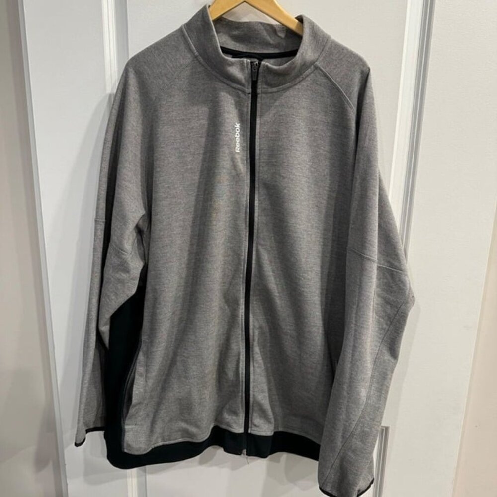 Men's Reebok 3XLT fleece zip-front jacket